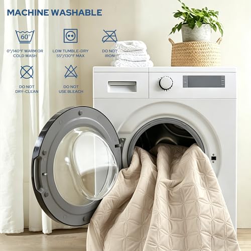 Image of BEDLORE 2 Pack Waterproof Mattress Protector,Full Size Pad Noiseless with Deep Pocket Fitted for 6 inch-15 inch,Soft Breathable Dirt-Proof Single Bed Mattress Cover Washable for Bedroom,Dorm Room(Beige)