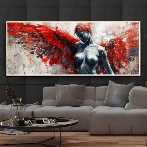 Chambre Murale DéCoration De La Maison Peinture Diamant Kit Cadeau Idéal Thème Ange 5D