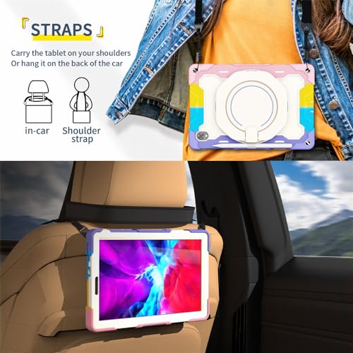 Coque antichoc Lenovo M10 FHD Plus pour éviter les bris d'écran avec sangle - 7