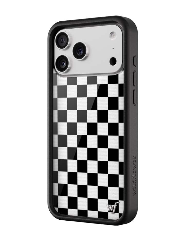 Image of Wildflower Cases - iPhone 17 Pro Max Compatible - Checkers Black