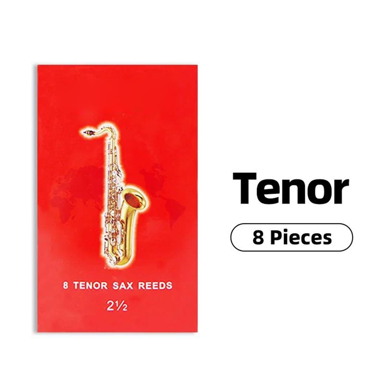 Eb Altowy Tenorowy Saksofon Sopranowy Stroiki Klarnet Początkujący Akcesoria Do Instrumentów Muzycznych | Akcesoria do klarnetu(Red Tenor2.5)