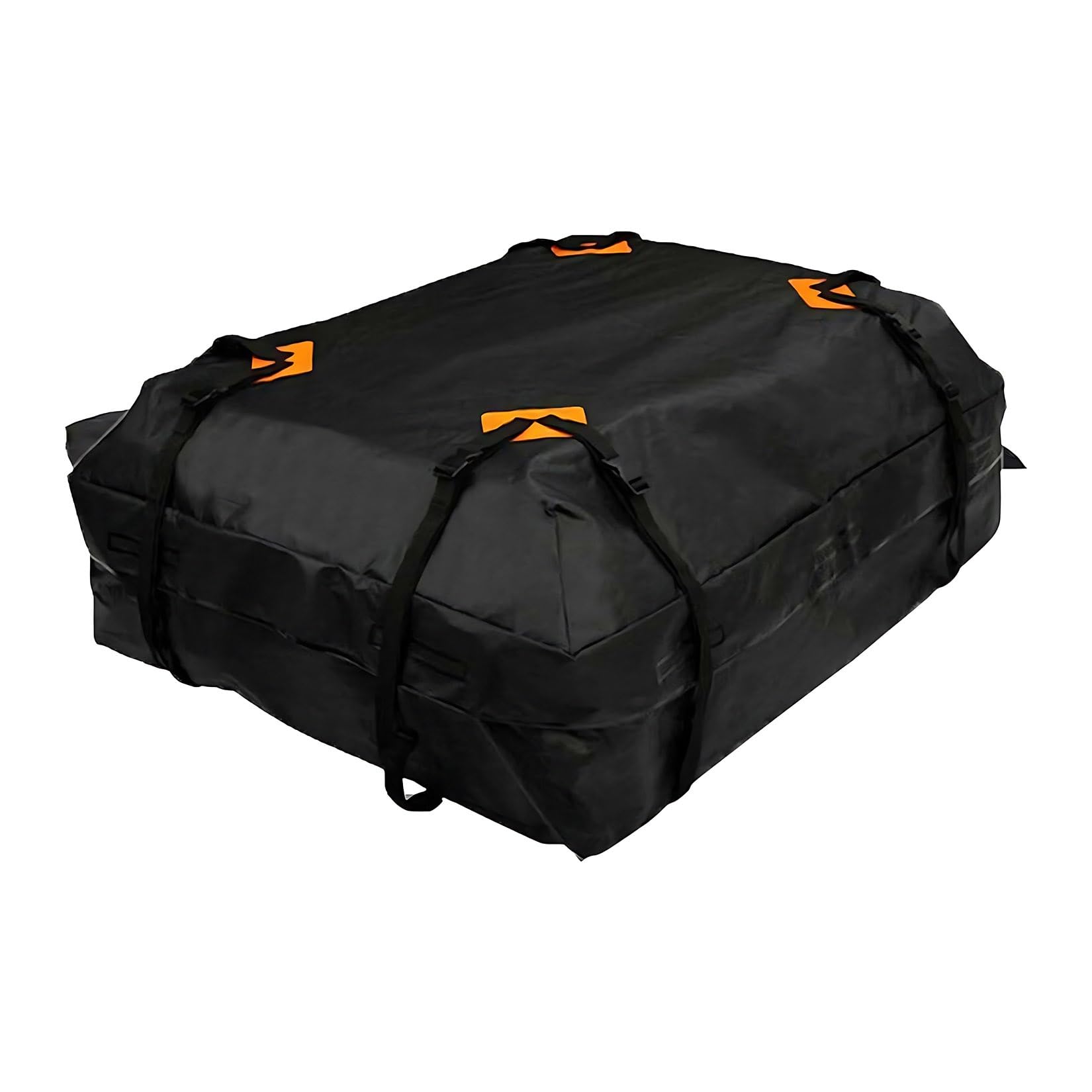 Cofre Techo 425L para Coche - Universal, Impermeable, 600D Duradero, Portaequipajes Techo con Bolsa de Carga (Negro)