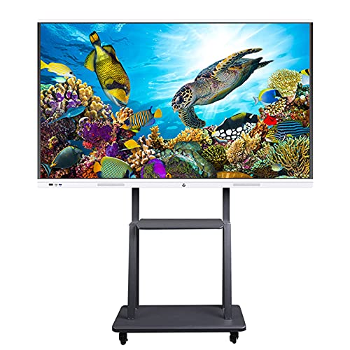 Soporte universal de piso para TV de 50 a 75 pulgadas con ruedas miniatura 1