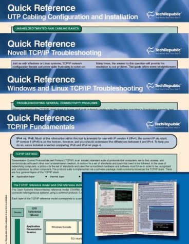 Quick Reference: TCP/IP Pak: TechRepublic: 9781932509182: Amazon.com: Books