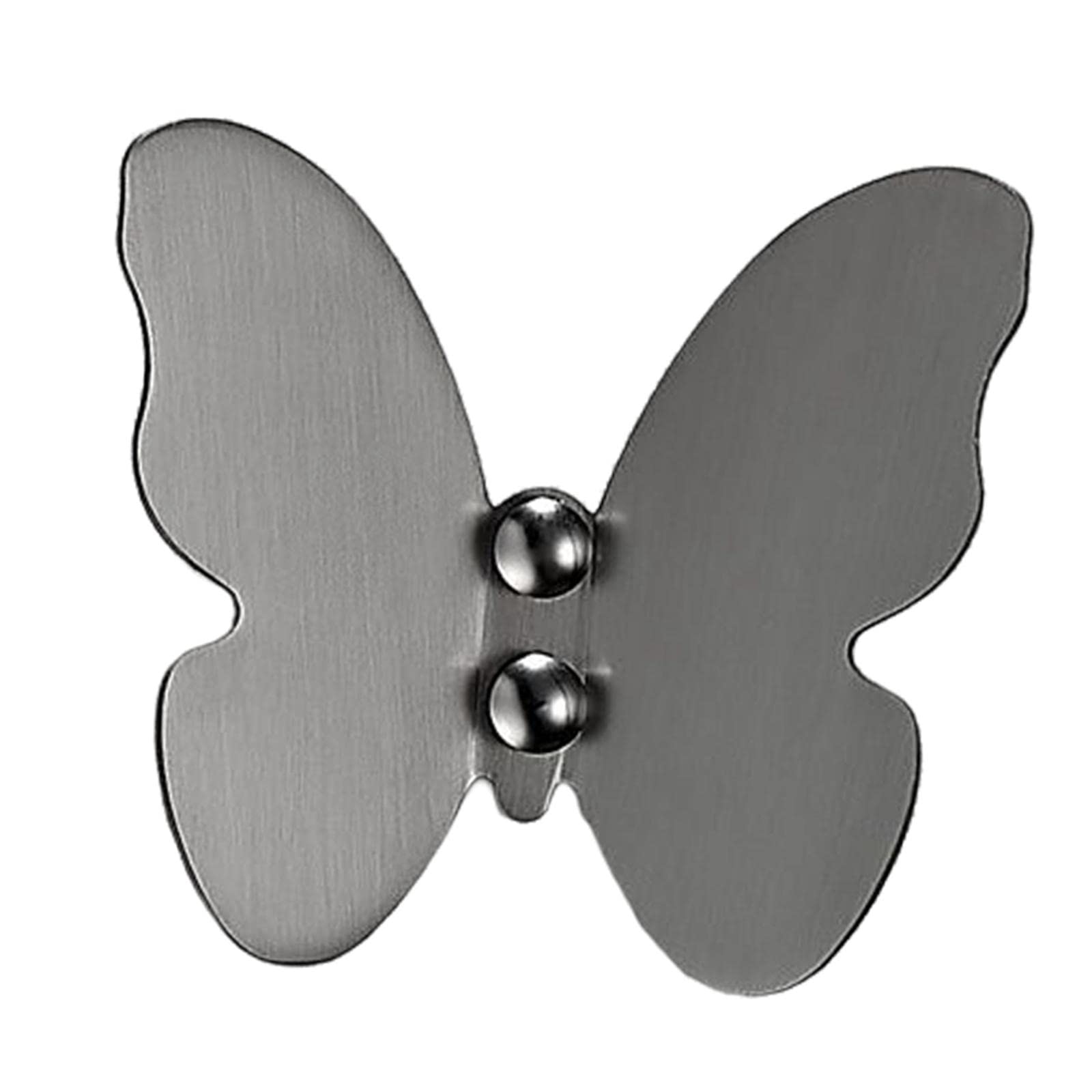 Wdwdw Gray Coat Rack With Hooks Decorative Butterfly,Brass Heavy Duty Wall Mounted Clothes Storage Hanger Wall Decorations For Bag Key Home