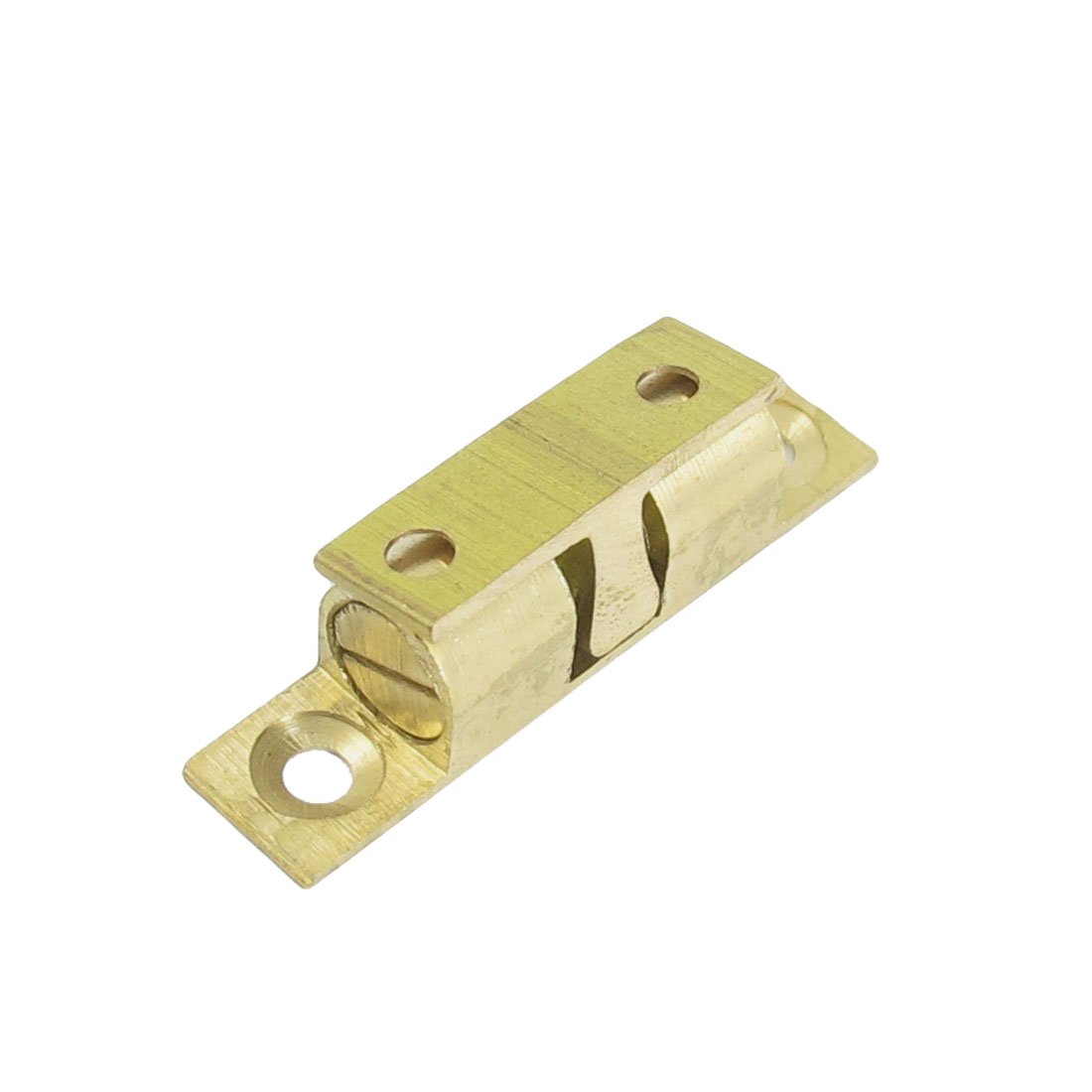 Home Door Latch Double Ball Catch 40mm Long Brass Tone