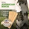 Henry Bukke's Best Birch Paint Sticks, 100 Bulk Pack, 12 Inch – Clean & Smooth for Automotive, Industrial, Beauty, Art & Craft Projects, Made in USA #5