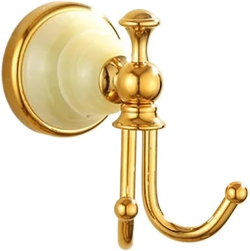 Gold Bathroom Accessories Set Shelf,Towel Rack, Hanger Paper Holder,Toilet Holder Bath Hardware(Tooth Brush Holder)
