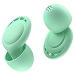 Ear Plugs for Sleeping Noise Reduction, Beinkap Reusable Earplugs Hearing Protection for Focus, Study, Work - 6 Pair Eartips in S/M/L - Flexible Silicone Soft - 35dB Noise Cancelling - Green
