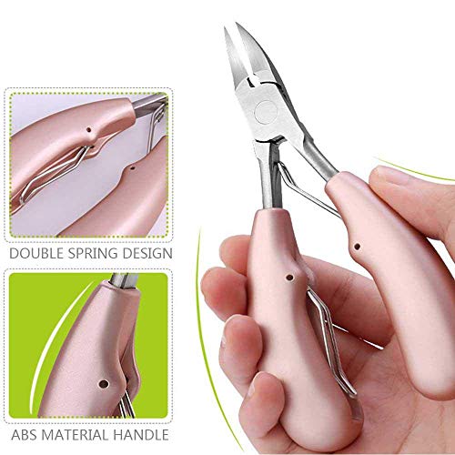 leegoal Toe Nail Clipper for Ingrown or Thick Toenails, Heavy Duty Toenail Trimmer Nail Clipper Pedicure Tool with Long Handle and Soft Grip for Seniors - Image 5