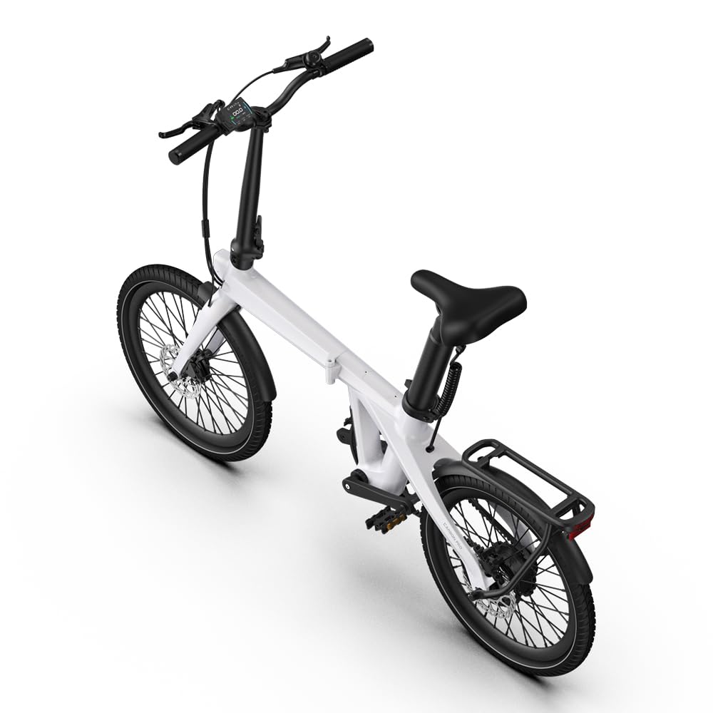 ADO E-Bike Air Carbon Pro Elektrofahrrad, ebike Damen/ebike Herren,Faltrad,klapprad, Riemenantrieb, IPS LCD Display,ADO APP+NFC,BAFANG Motor 250W