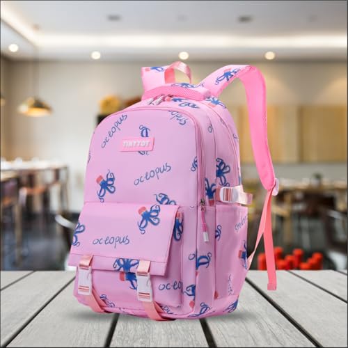 Image of Tinytot 30 Litre Japanese Korean Style School Bag Water-Resistant Laptop & Travel Backpack - Unisex Large 18 Inches Multipurpose Student Backpack for Boys & Girls, Men & Women