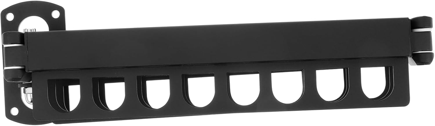 Wall Mounted Foldable Drying Rack Space Saving Clothes Organizer for Indoor Use and Sturdy Design for Laundry Rooms and Spaces