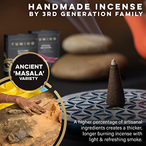 Fumino FIC-BUNDLE Fresh Incense Cones Multipack Essentials Bundle 6 Boxes 120 Cones Masala Agarbatti Joss Scent Fragrance thumb #6