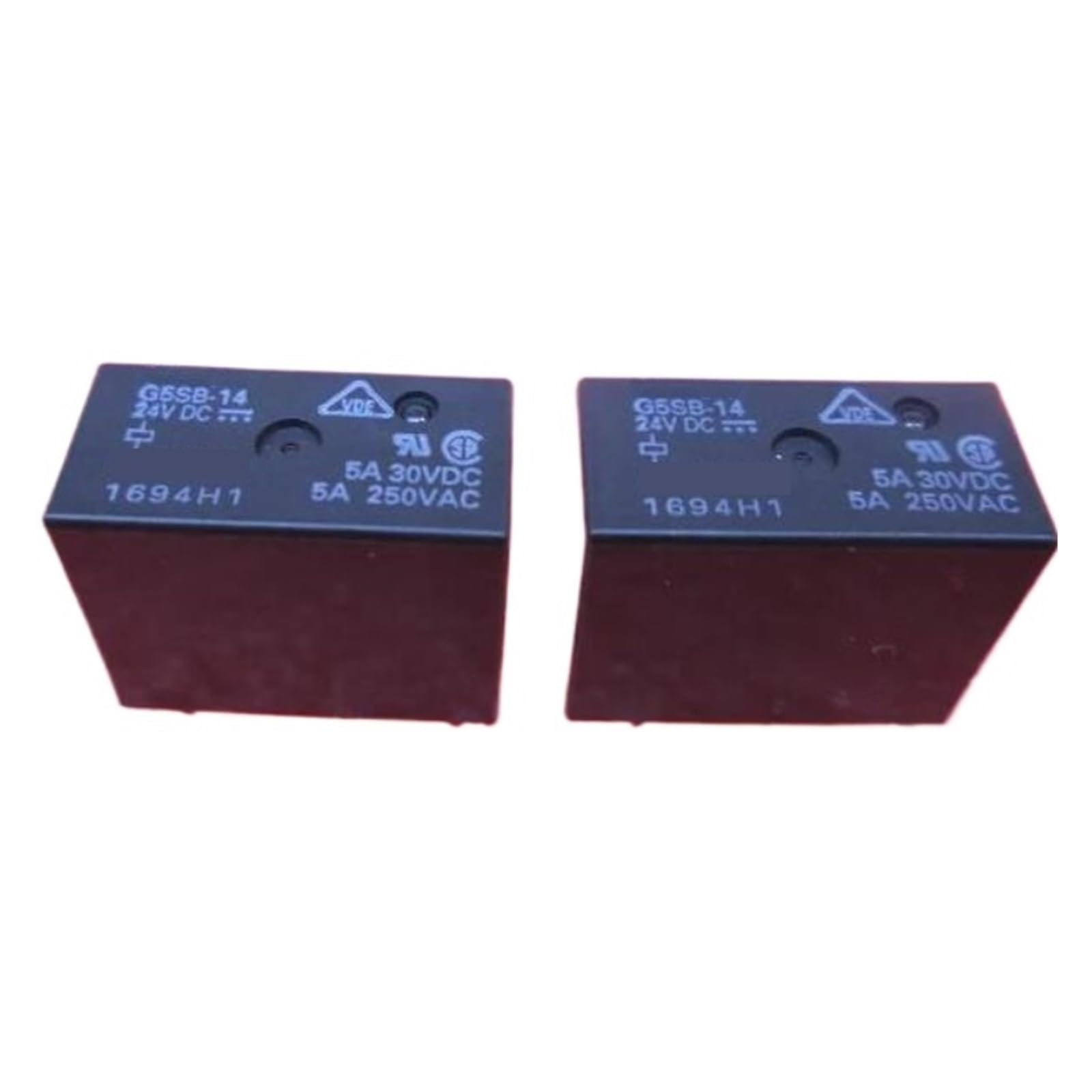 Relais G5SB-14-24VDC 5A 250V DIP5 pour circuits imprimés lot de 5 pièces