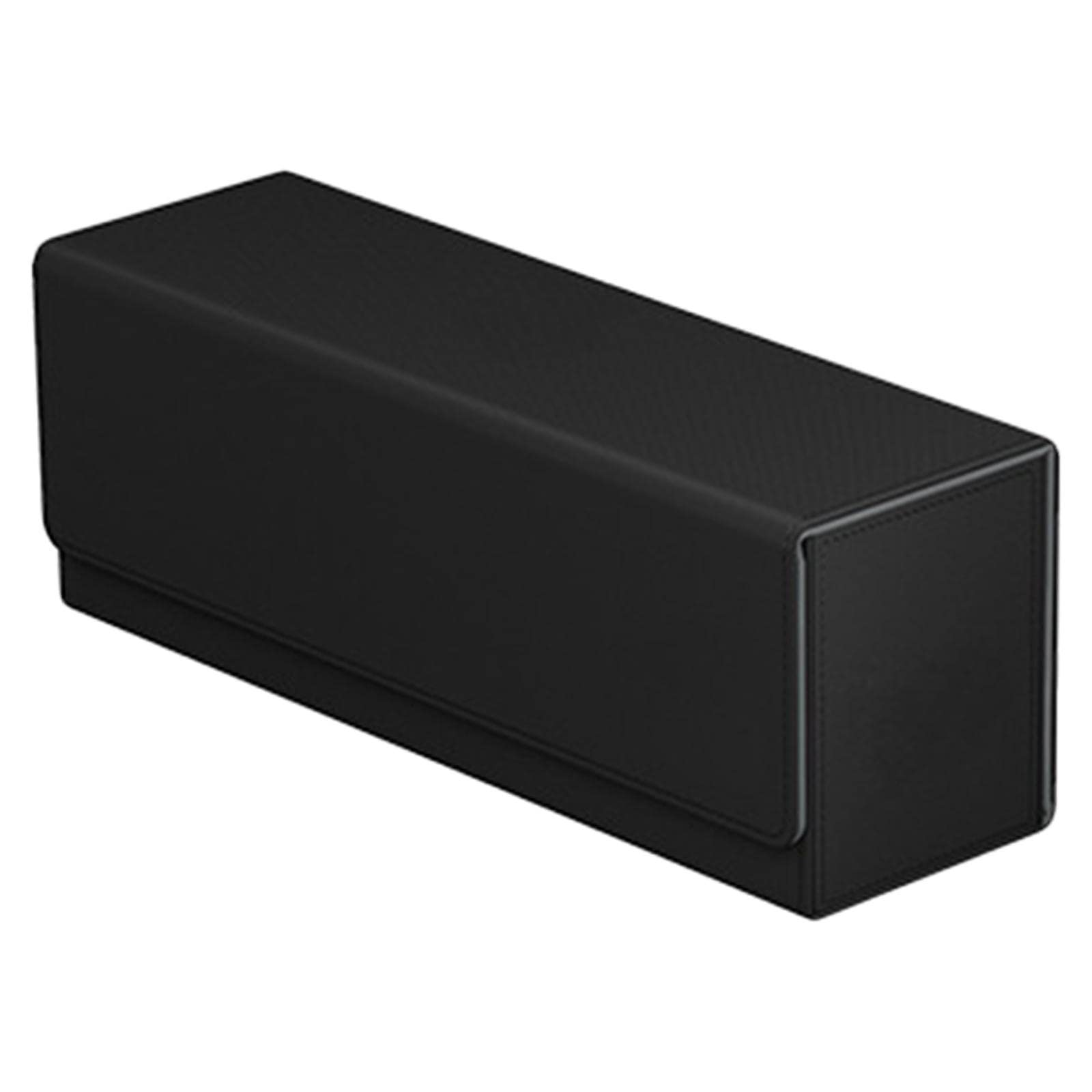WOVEBIUS 400 CARD CASE + Divider-Trading Card Deck Box 310x95x115mm Black,400+ Black