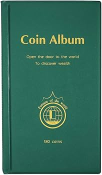Amazon | MUDOR 180ポケットコインコレクションアルバム、コイン