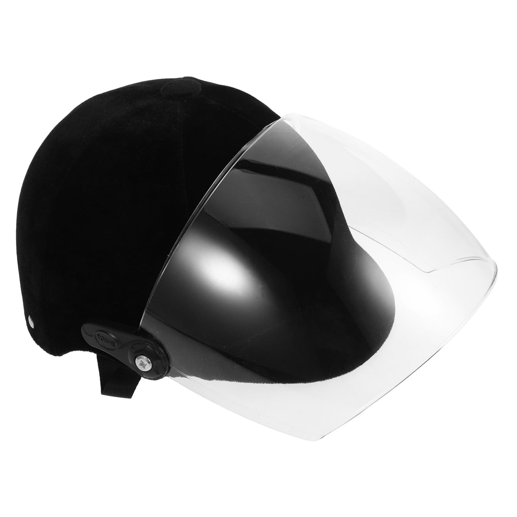 Casco Equitazione Ragazzi in Abs Nero, Regolazione a Rotella | Ventilazione ad Alto Flusso, per Toddler e Youth, Protezione Equestre per Uso Horse Riding