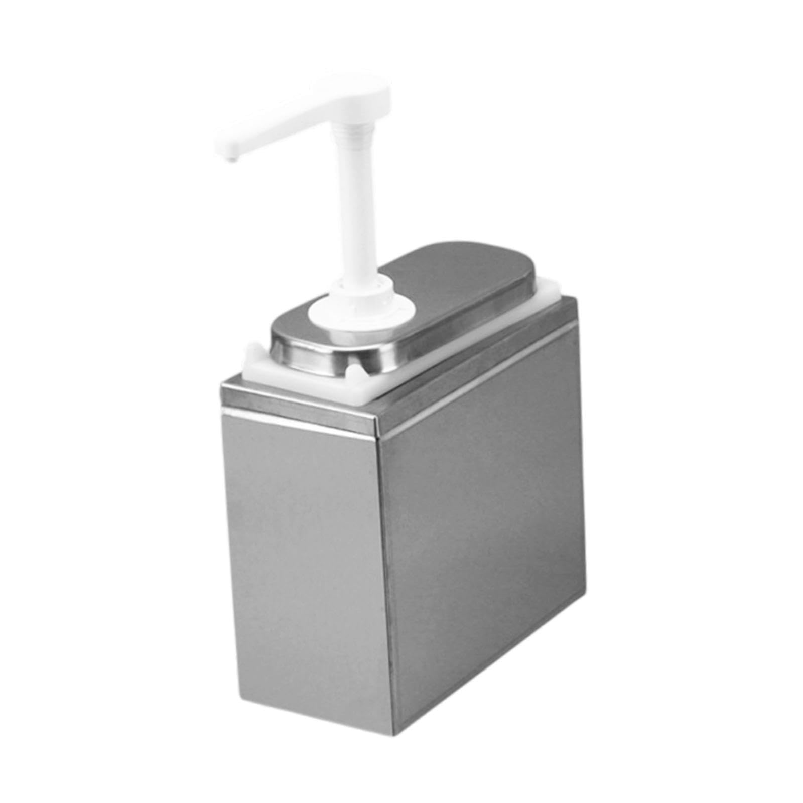 Contenitore erogatore di a pompa singola di qualità per olio d'oliva, ketchup e sciroppi senza sforzo. Versatile, strumento essenziale per qualsiasi, 1.4L con scatola esterna, 19x19.5 cm