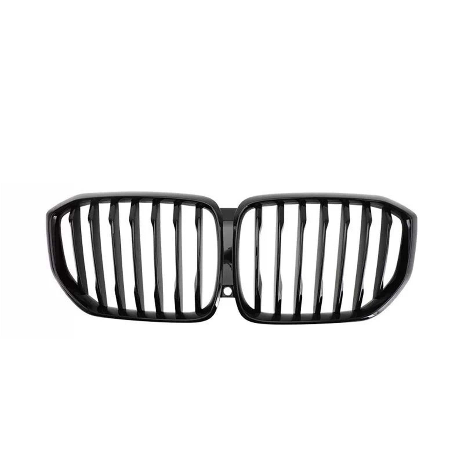 Pasuje do BMW X5 G05 2019 X6 G06 2020 2021 2022 Przednia nerka Grille Grille Gloss Black Silver Diamond Sports osłona chłodnicy(G06 GB Single Slat)