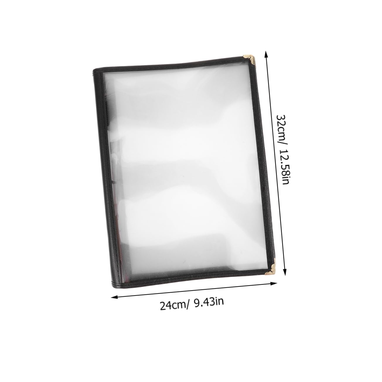 Portamenús Transparente Pvc de 14 Páginas para Restaurante | Cubierta para Carta y Bebidas, Resistente al Agua Manchas, Estilo Moderno y Elegante