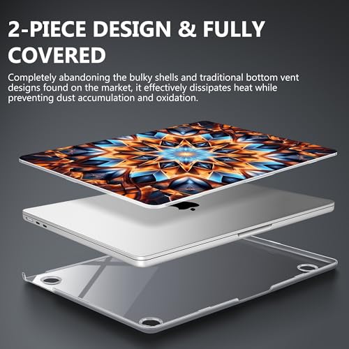 Image of Mektron Case for 2025 MacBook Air 13-inch M4 Laptop A3240 with 13.6-inch Liquid Retina Display,Compatible with 2024 2022 M3 /M2 MacBook Air 13 inch Hard Shell Cover,Fit Model A3113 A2681,C270