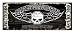 Harley-Davidson 17 x 44 Genuine Willie G Skull Studded Wood Sign W5-SCGPX8-HARL