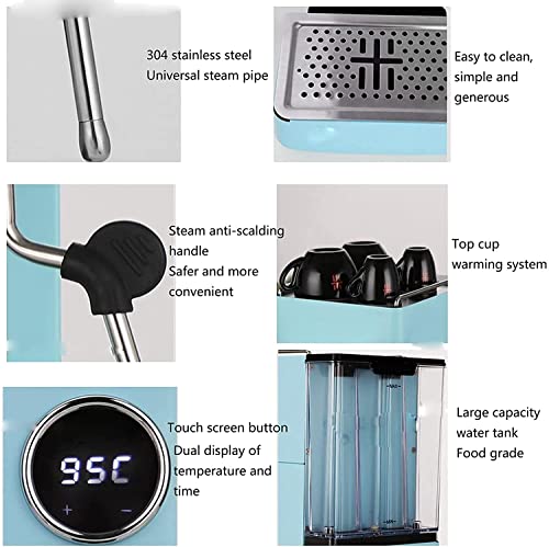 Cafetera semiautomática con termostato inteligente 1 taza miniatura 6