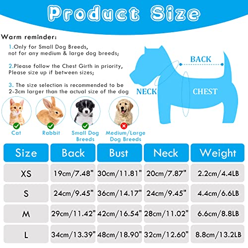 Yikeyo Male Dog Shirts - Small Dog Clothes for Boys - xs Puppy Clothes - Dog Shirt Pack of 4 - Dog Tshirts Outfits for… - Image 7