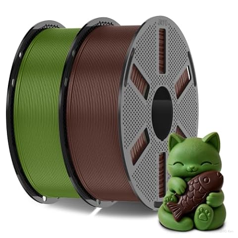 JAYO PLA 1.1kg - Army Green, Chocolate (2-pack)