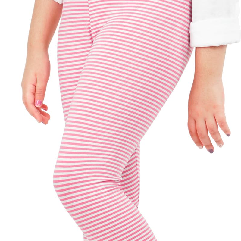 Image of ARIEL Cotton Printed Non-Transparent Regular Fit Ankle Length Leggings for Girls