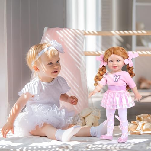 Muñeca bailarina americana 16 pulgadas con accesorios miniatura 2