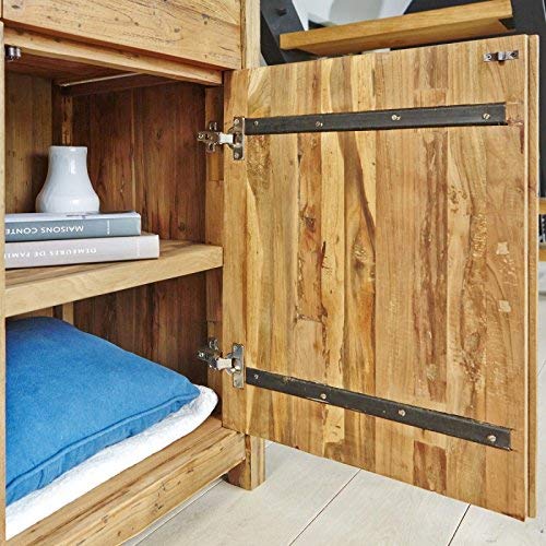 Commode en bois finition bleu profond HOVE | Commodes | Pier Import