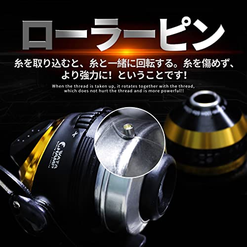 ワタチャンプ(WATACHAMP) Beesスピンキャストリール ベイトリール 釣りリール 淡水釣り 海水釣り 4.3：1 最大ドラグ力4.5kg 左右交換 シングルハンドル… 3枚目