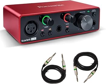Focusrite Scarlett SOLO 3rd Gen USB Audio Interface With Bajaao