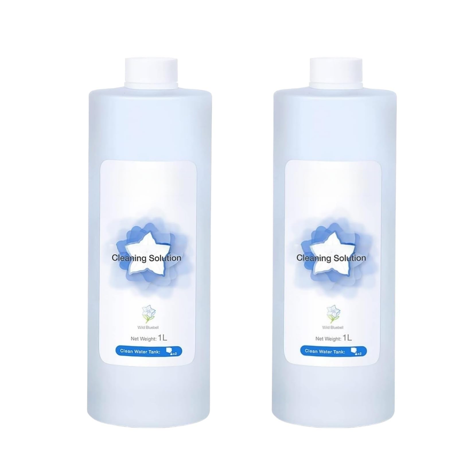 1 l Reinigungsflüssigkeit, kompatibel mit ECOVACS Deebot T20 N9 + T10 OMNI/T10 TURBO/X1 OMNI/X1 TURBO, Reinigungslösung for mehrere Oberflächen(2 Pack)