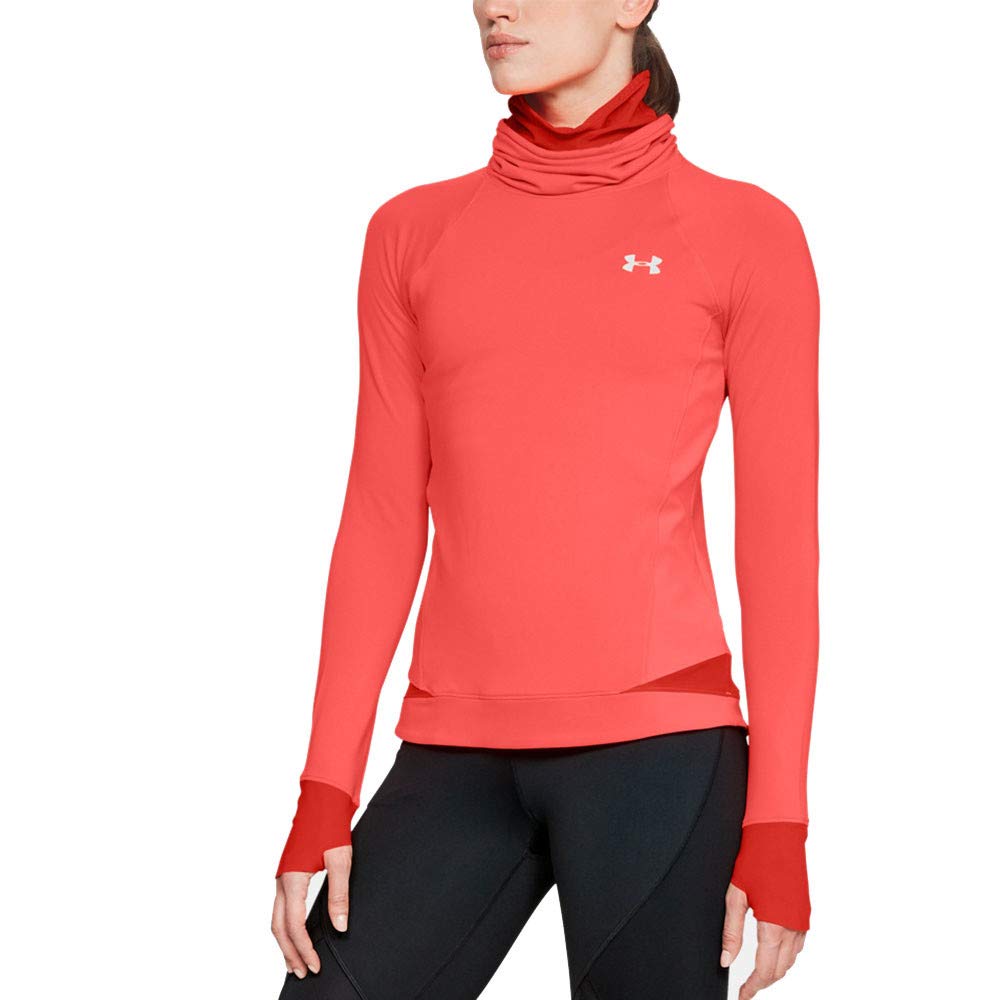 Under Armour, Coldgear Reactor Run Funnel, Top Termico, Donna