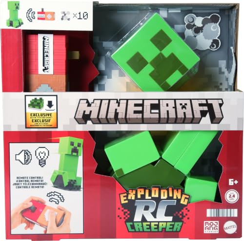 Mattel Minecraft Exploding RC Creeper with Lights & Sounds - image 1