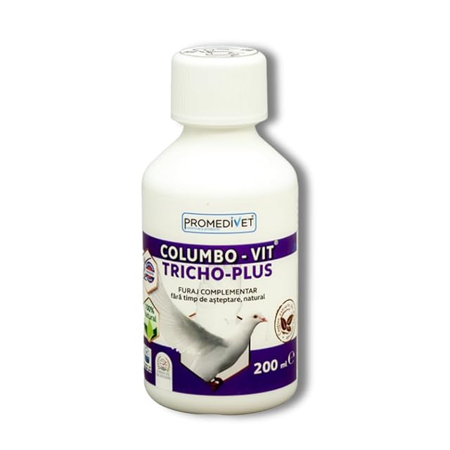 Piumer - Suplemento Natural contra Tricomonas en Aves Tricho Plus Columbo Vit 200 ml