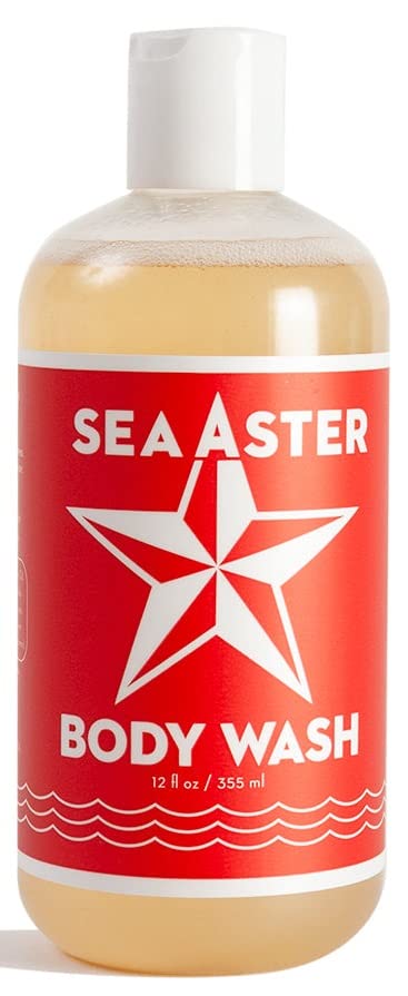 Swedish Dream Gel de baño orgánico Sea Aster, 12 onzas, sin sulfatos, parabenos, siliconas, sin crueldad animal, vegano