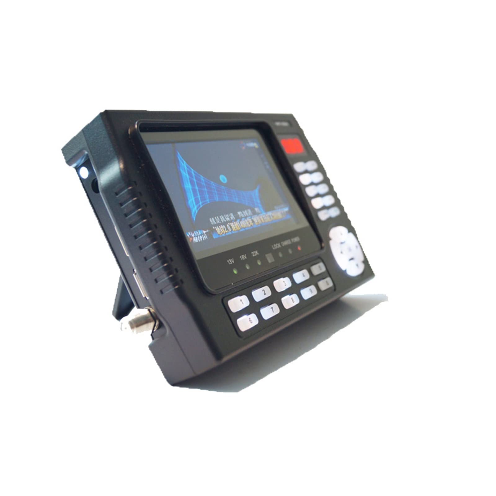 Satfinder KPT-958H DVB-S2 MPEG4 HD Digital Satellite Finder Meter USB2.0 HD Output Sat Finder KPT-958H DVB-S2 MPEG4 Finder Meter Monitor multifunción de 4,3 Pulgadas de Star Finder