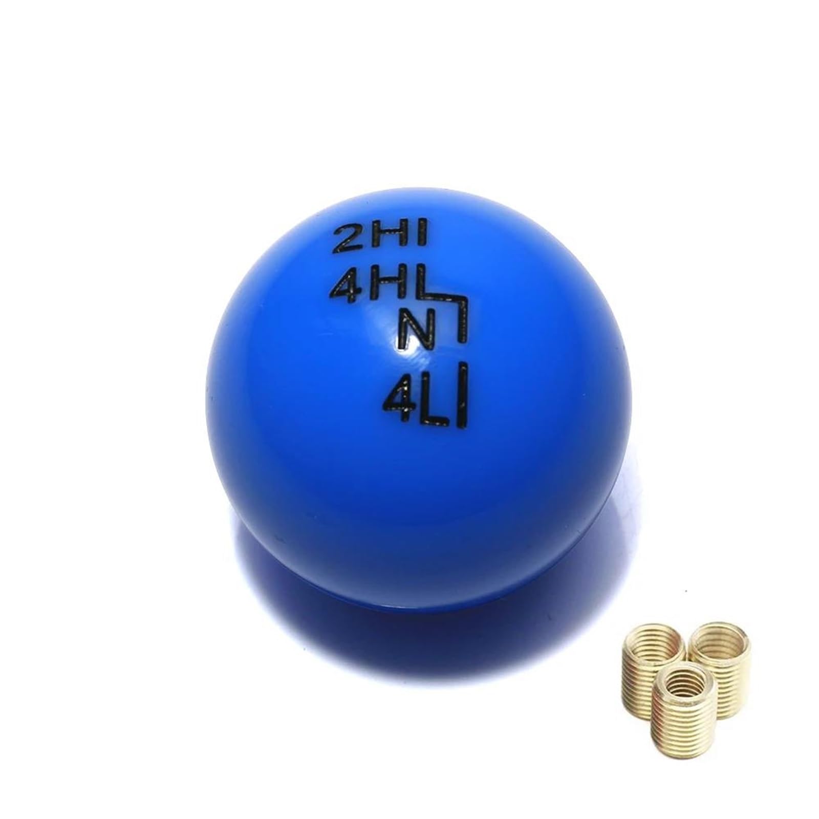 POANBCGY for Jeep for Wrangler 'YJ's TJ's&JK's Transfer Gear Shift Knob Ball Shape Acrylic Shifter Lever Head Replacement Parts(Blue)