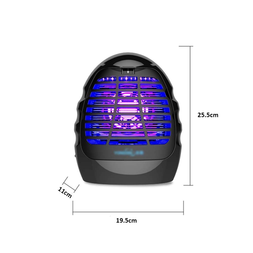 Trappola per zanzare Lampada antizanzare elettronica, Luce UV Zapper per zanzare Killer per insetti Non tossico per uso domestico Muto Bambino Camera da letto interna Uso cucina Lampada antizanzare a