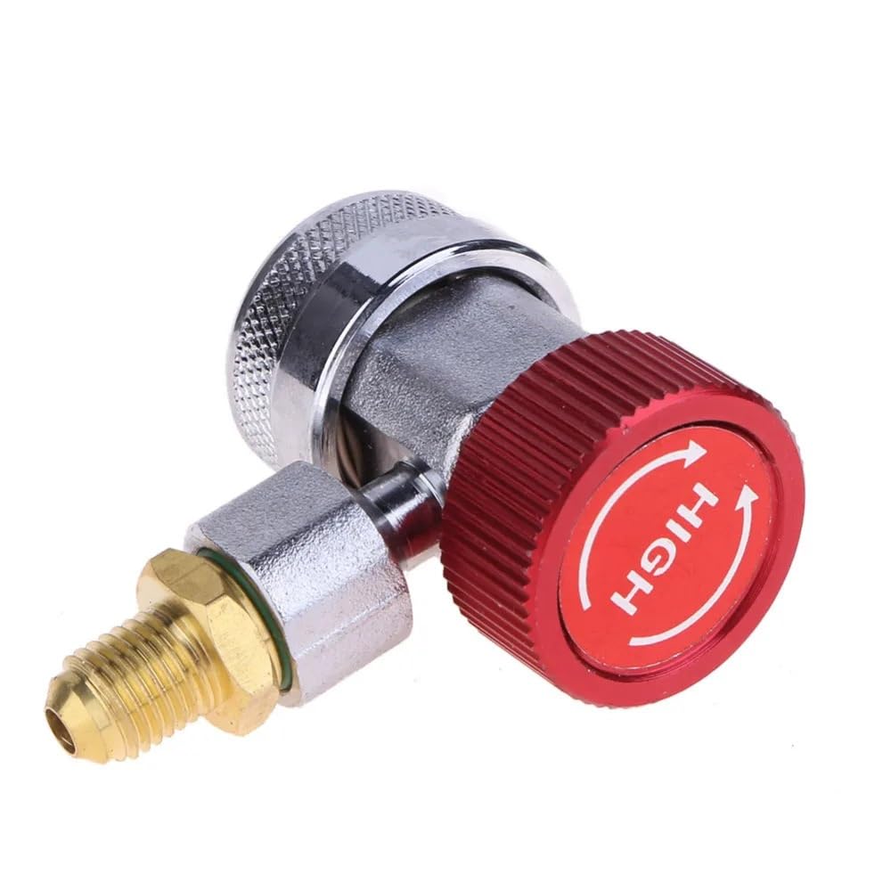 Manguera R134a con adaptador de gas ajustable para instalación de aire