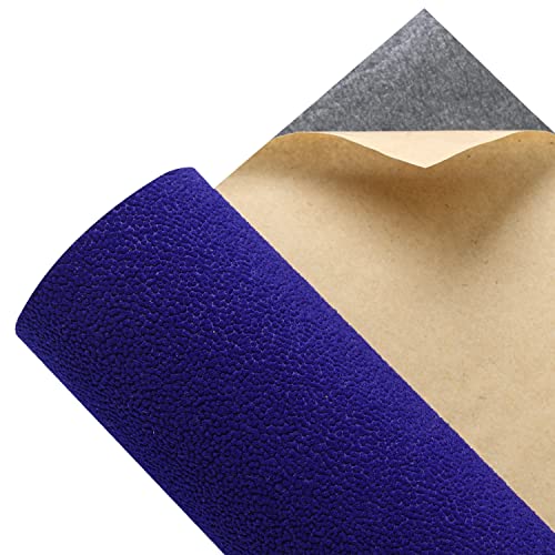 Peel Stick Velvet Flock Liner 14" X 98" Self Adhesive Texture Velvet For Jewelry Drawer Craft Fabric Art & Crafts, Drawer Diy Felt Liner (Royal Blue) #TOP2