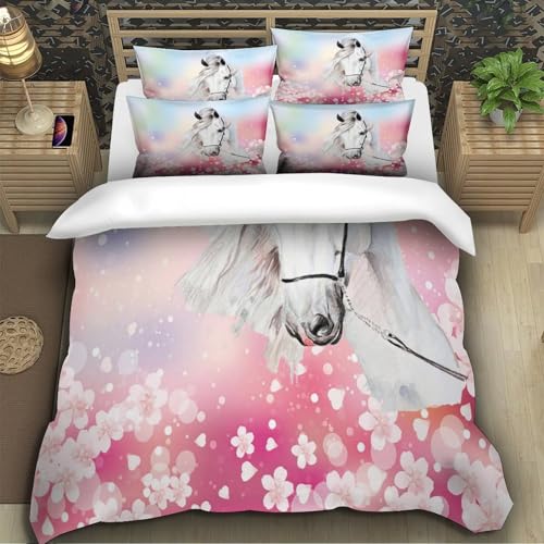 Housse de couette éruption volcanique 3D microfibre respirante 260x220 - 5