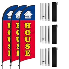 3 Packs Open House Flags