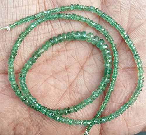 Perles facettées en émeraude véritable de 31 ct, l'éclat de la haute joaillerie chez soi