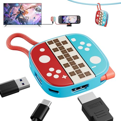 Station d'accueil TV pour Switch 2 portable et hub de voyage multi-console compact