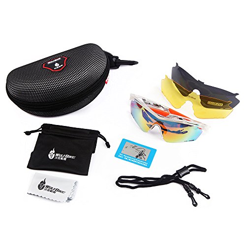 DECDEAL Lentes Unisex polarizada Ciclismo Óculos Outdoor Sports bicicleta Goggles intercambiáveis
